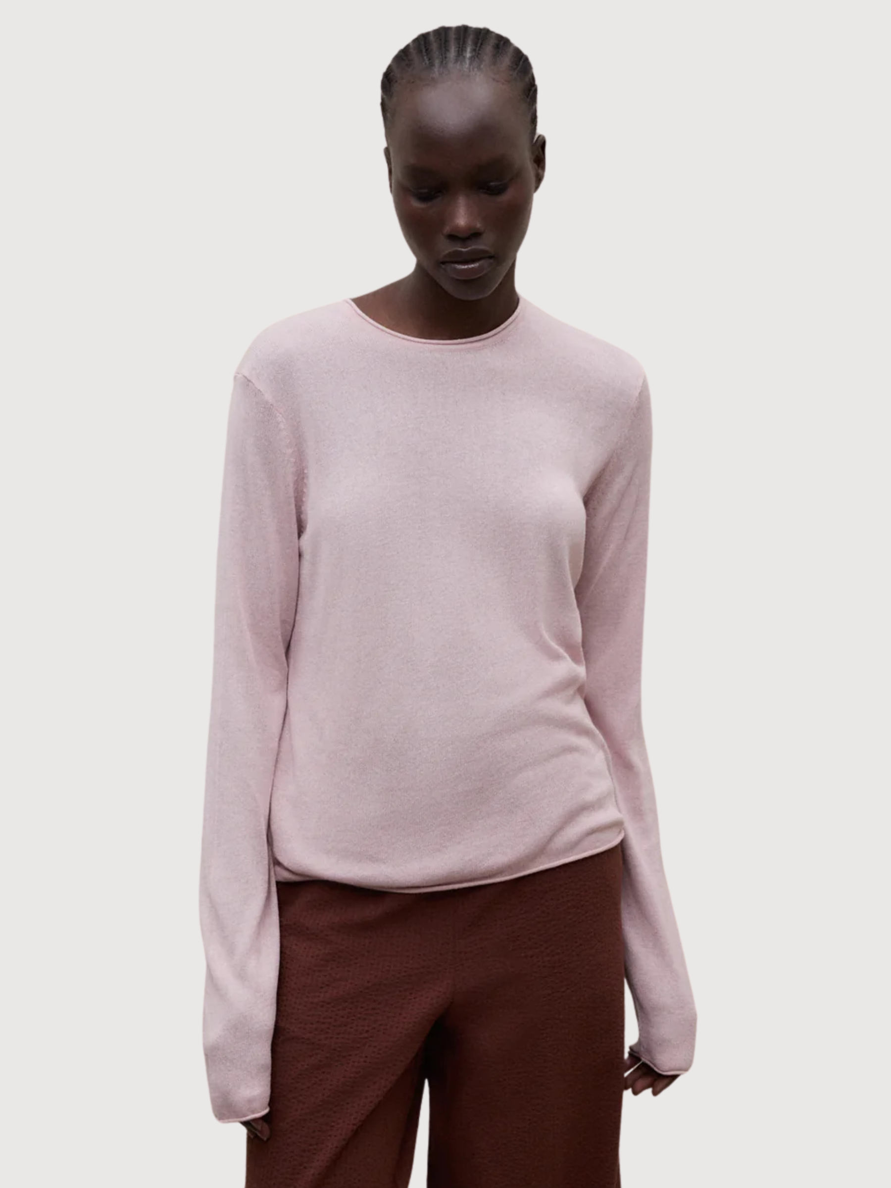 MILO KNIT WOMAN Rosa antico | Ecoalf