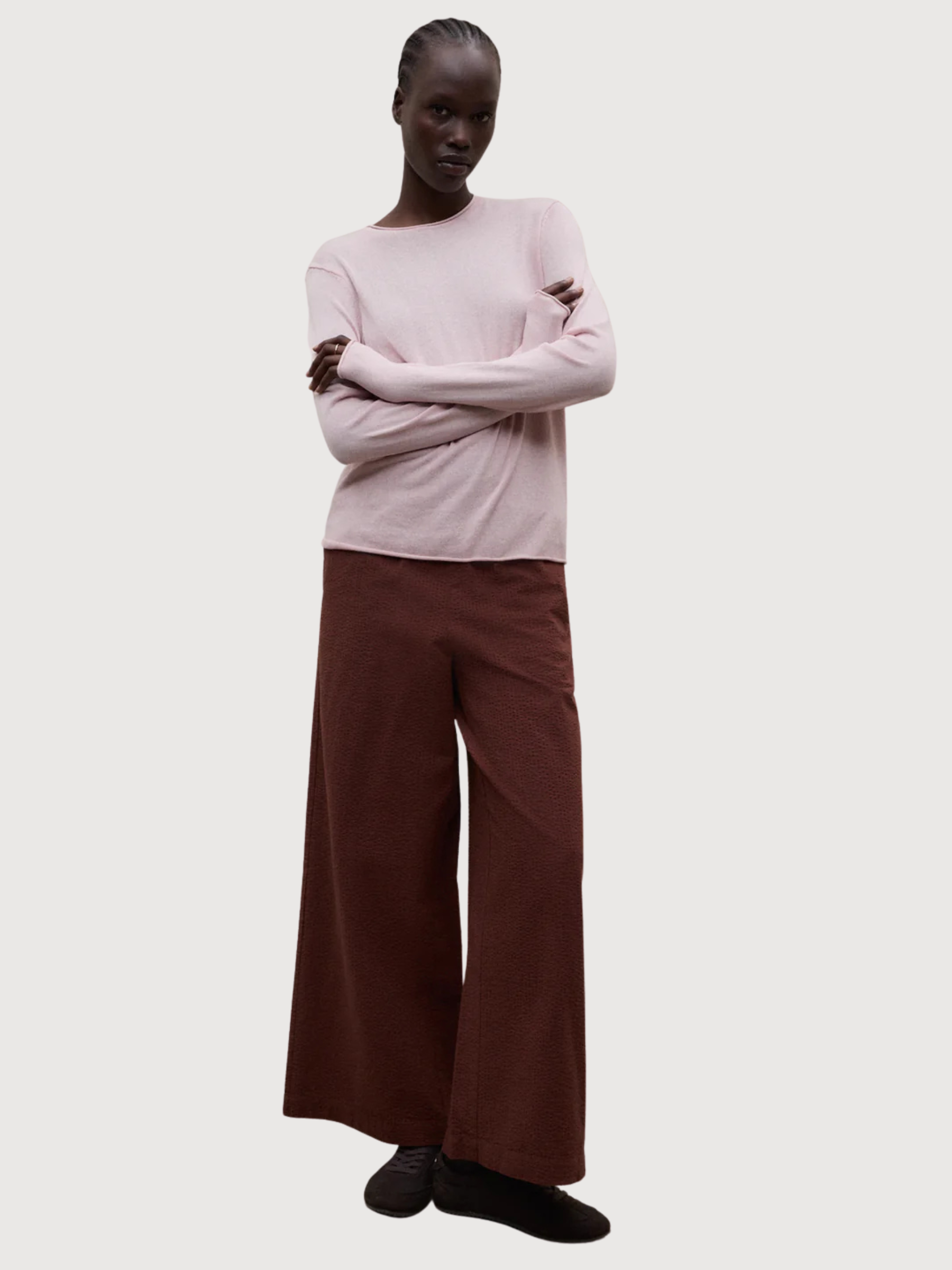 MILO KNIT WOMAN Rosa antico | Ecoalf