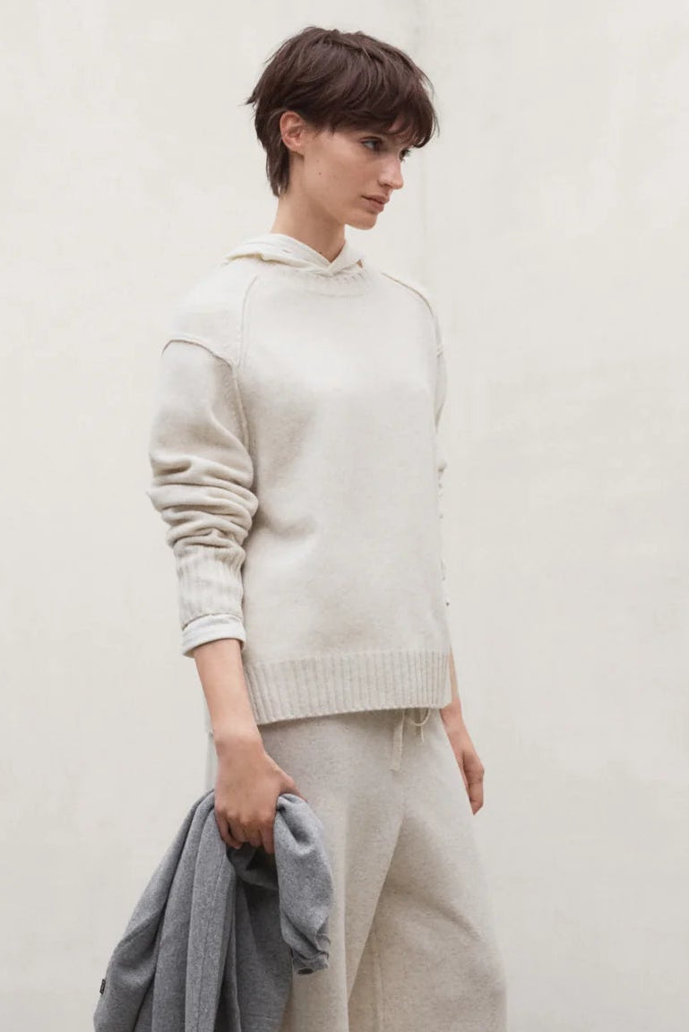 Mocan Women's Sweater Bone Melange | ECOALF