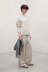 Mocan Women's Sweater Bone Melange | ECOALF