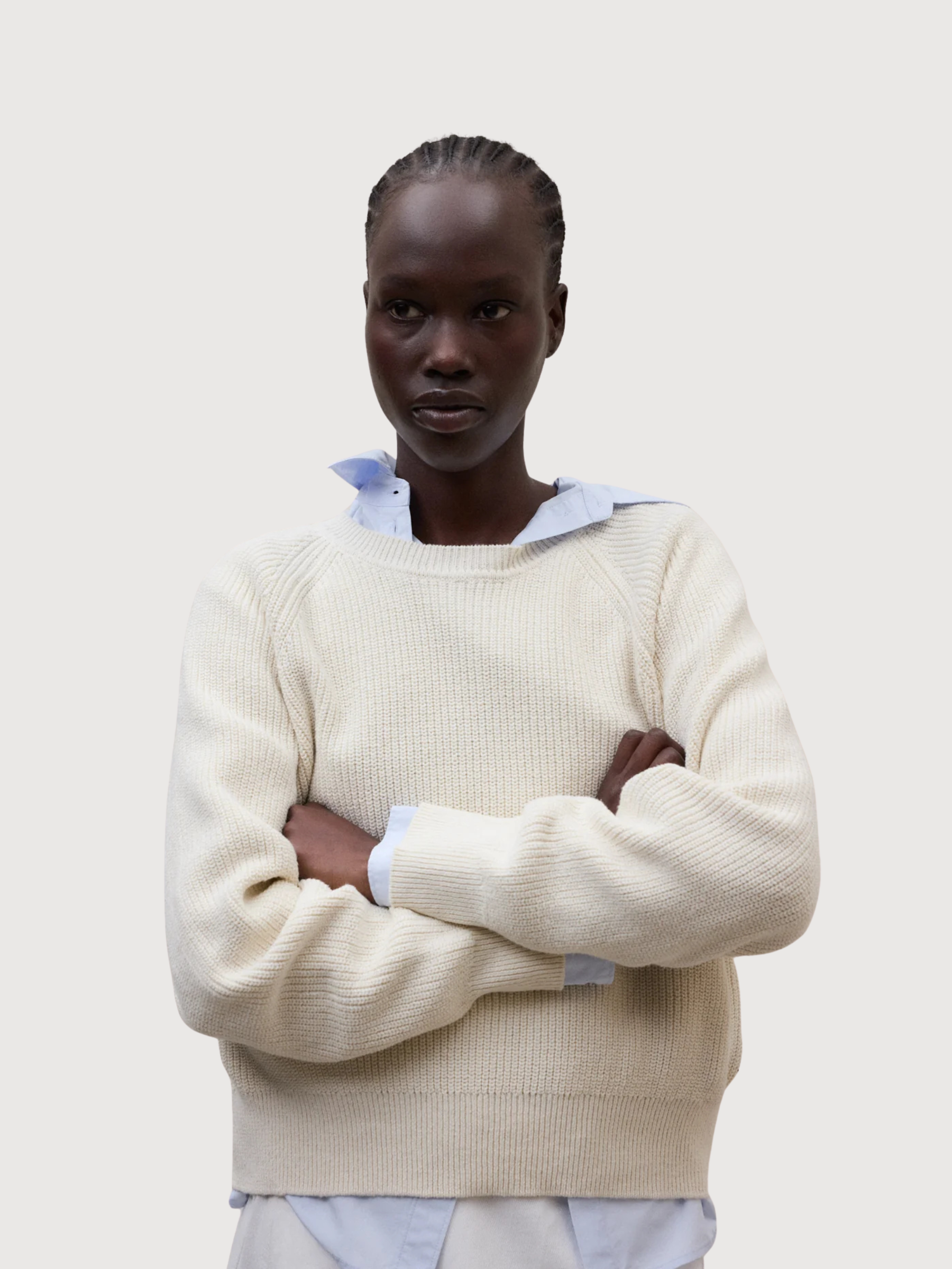 NONI KNIT DAMEN Ecru | Ecoalf