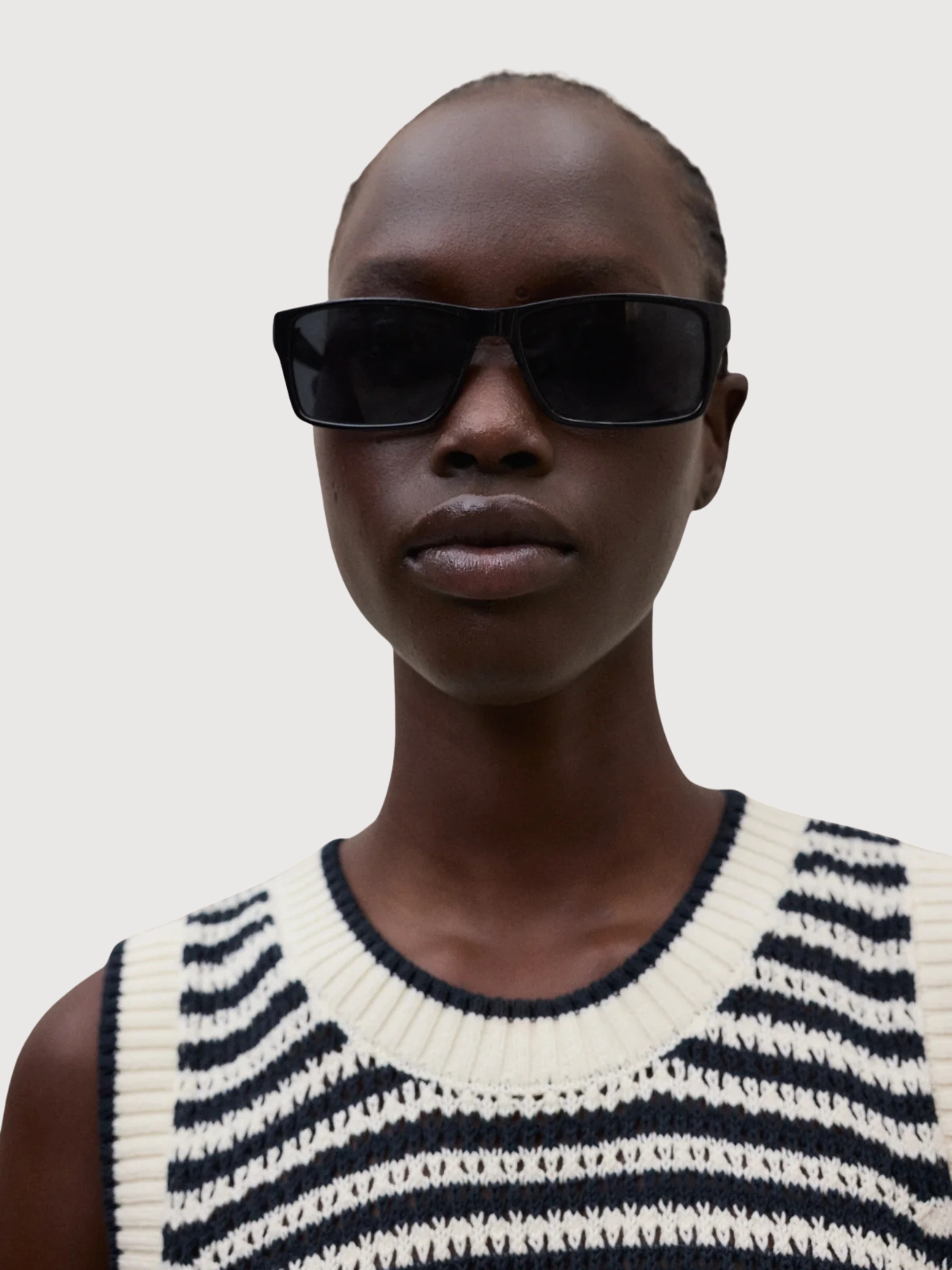 Tulpenstrickweste, Ecru, Damen | Ecoalf