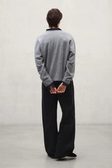 Yebes Women's Sweater Medium Grey Melange | ECOALF