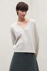 Yebes Women's Sweater Bone Melange | ECOALF