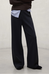 Arda Women's Trousers Navy Black | ECOALF
