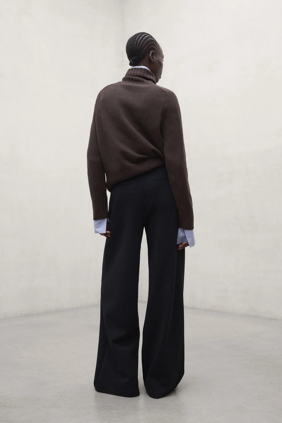 Arda Women's Trousers Navy Black | ECOALF