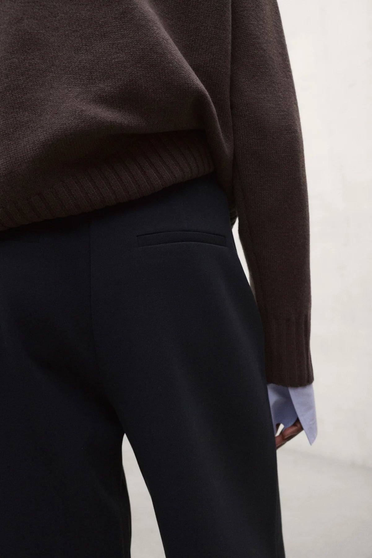 Arda Women's Trousers Navy Black | ECOALF