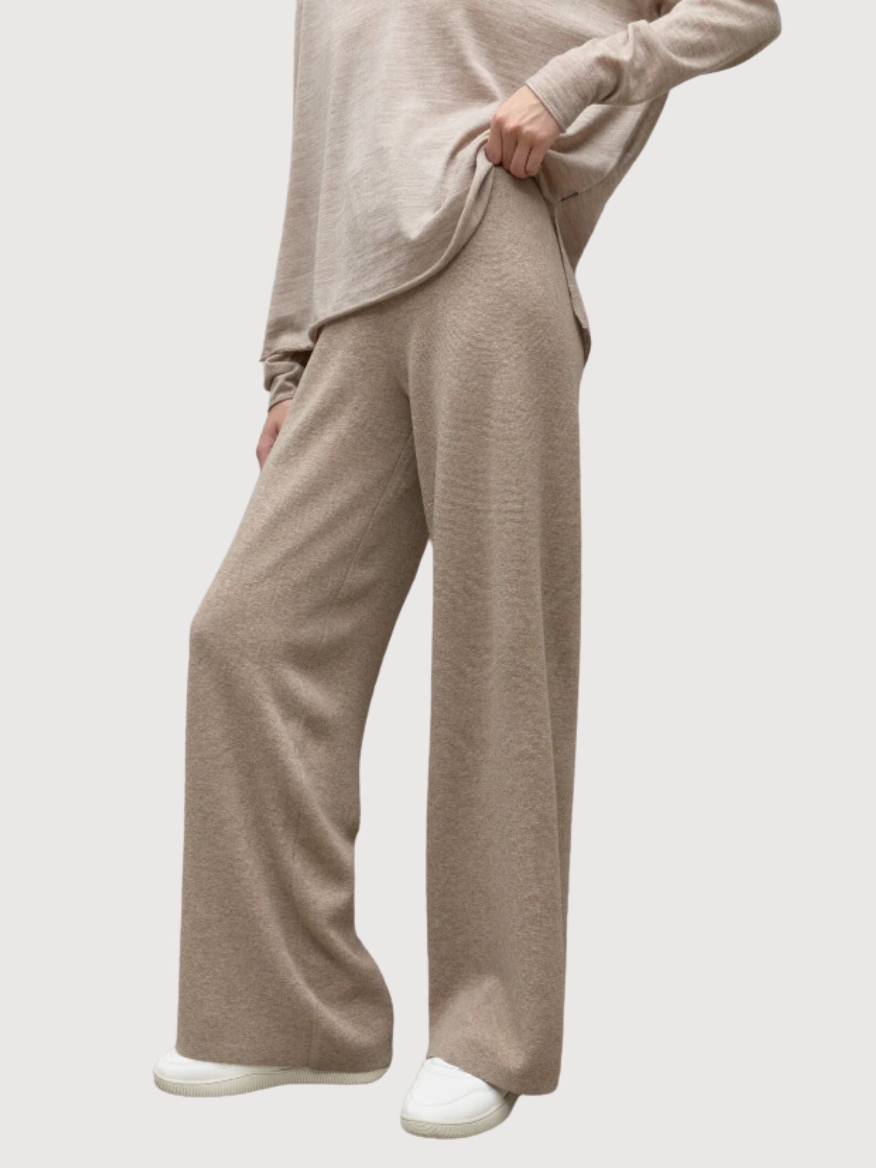 Carbril Dark Sand Woman Hosen | Ecoalf