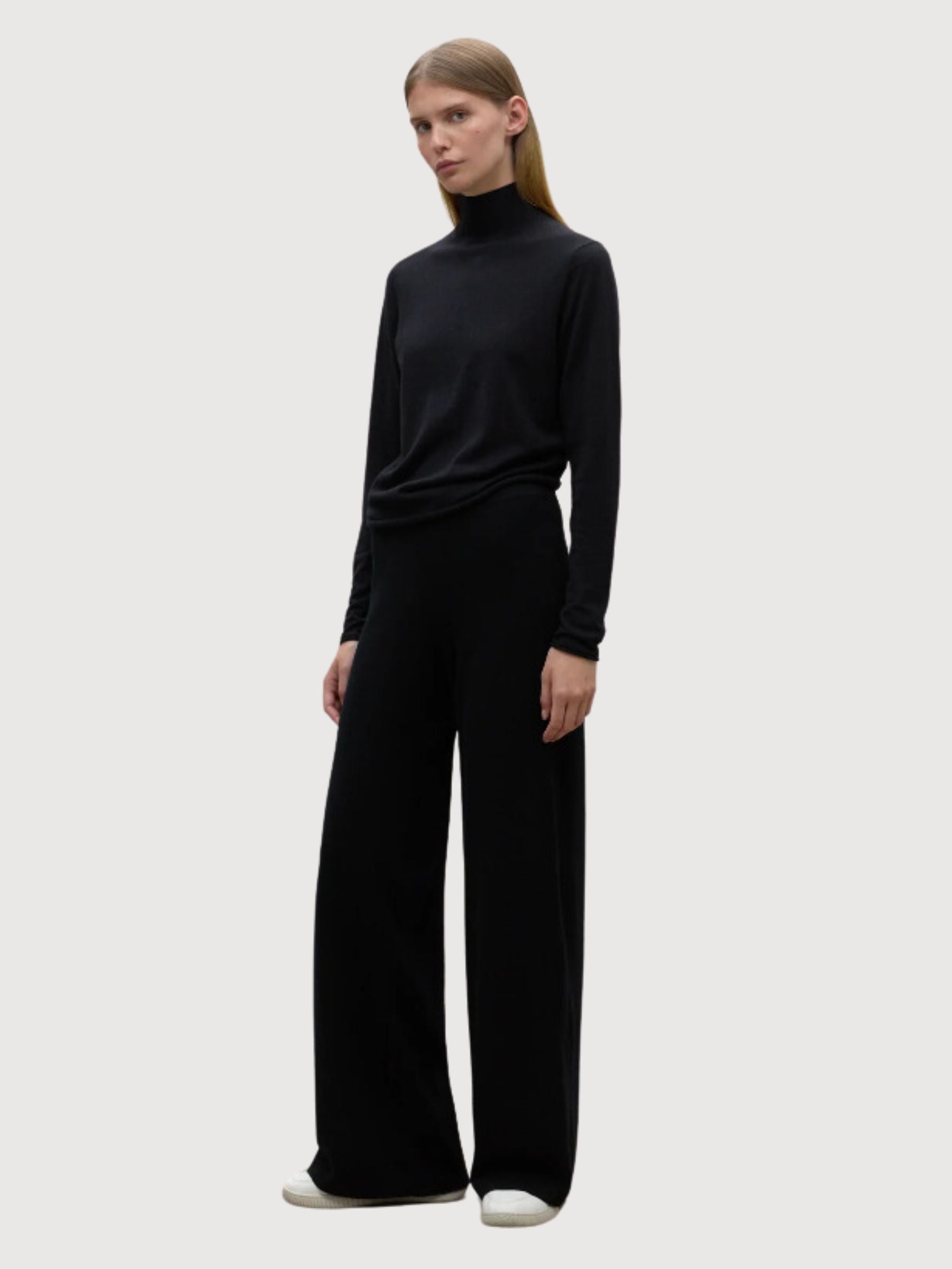 cabril Pantaloni Donna Nero | Ecoalf