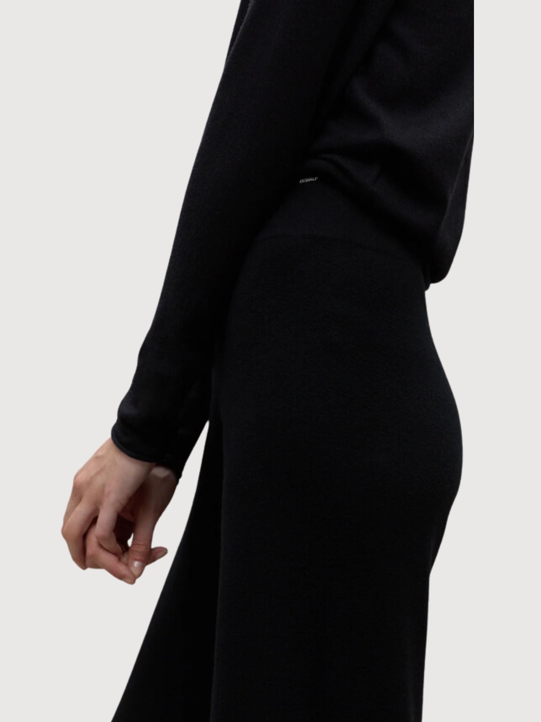 cabril Pantaloni Donna Nero | Ecoalf