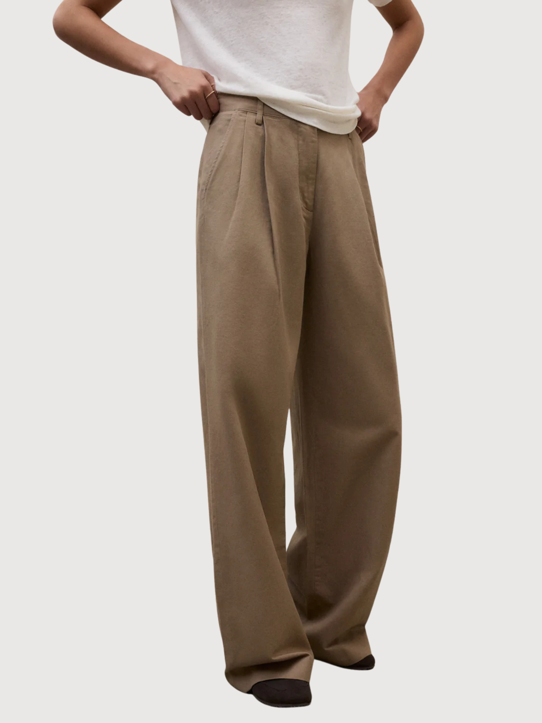 Pantaloni in lino da donna MIEL modello Sandy | Ecoalf