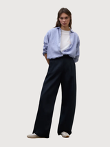 PANTALONI IN LINO MIEL DONNA Blu scuro | ECOALF