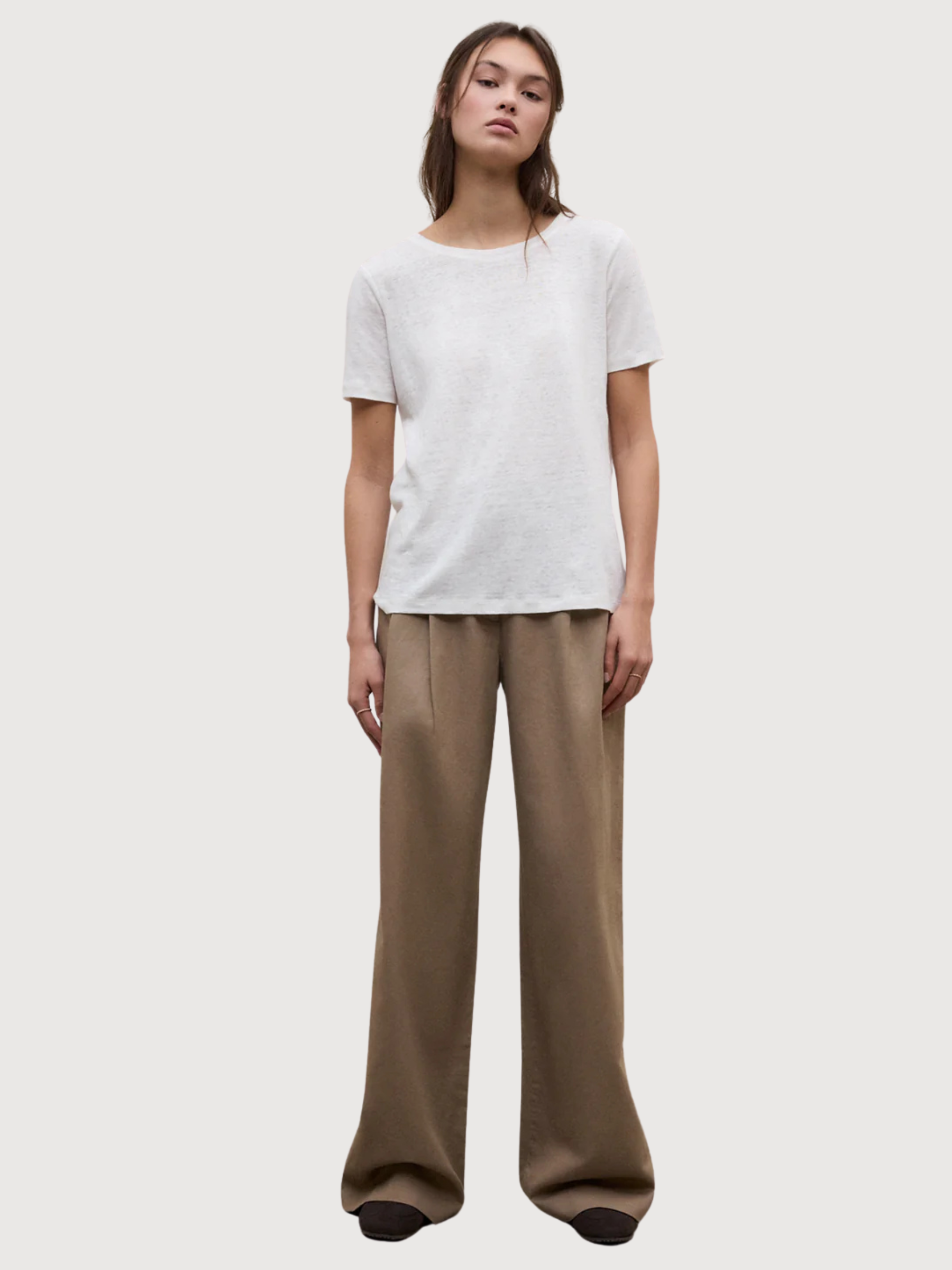 Pantaloni in lino da donna MIEL modello Sandy | Ecoalf