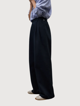 PANTALONI IN LINO MIEL DONNA Blu scuro | ECOALF
