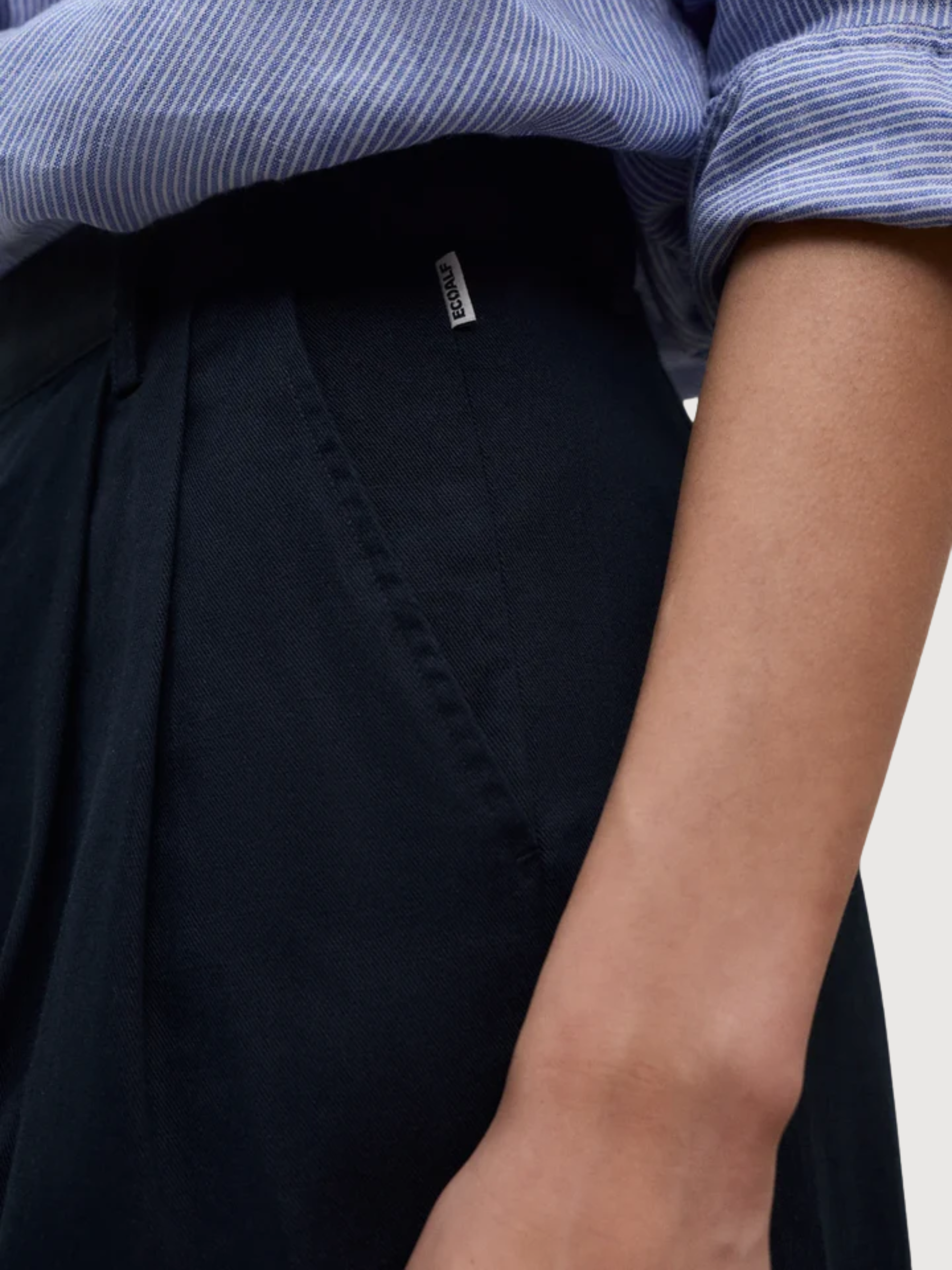 PANTALONI IN LINO MIEL DONNA Blu scuro | ECOALF