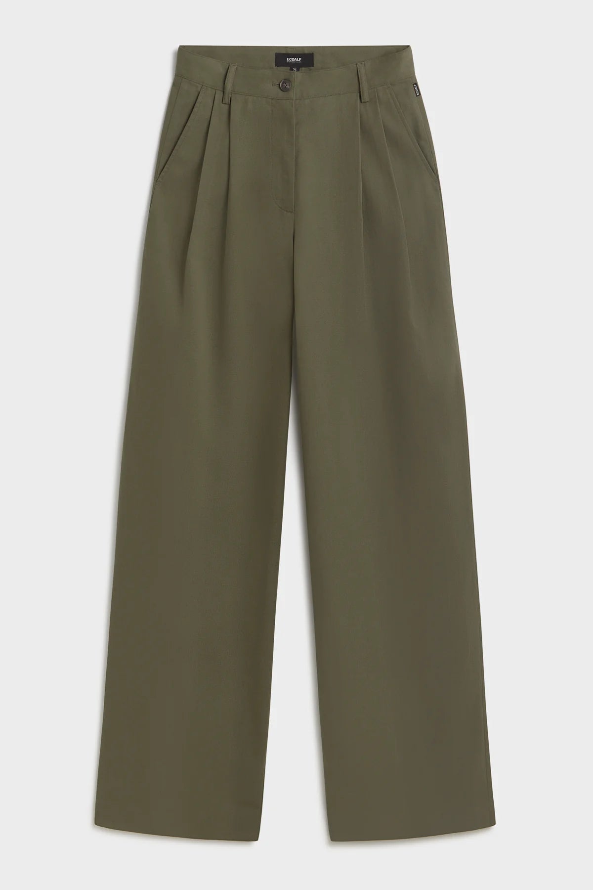 Miel Ten Cot Women's Trousers Olive | ECOALF