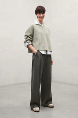 Miel Ten Cot Women's Trousers Olive | ECOALF