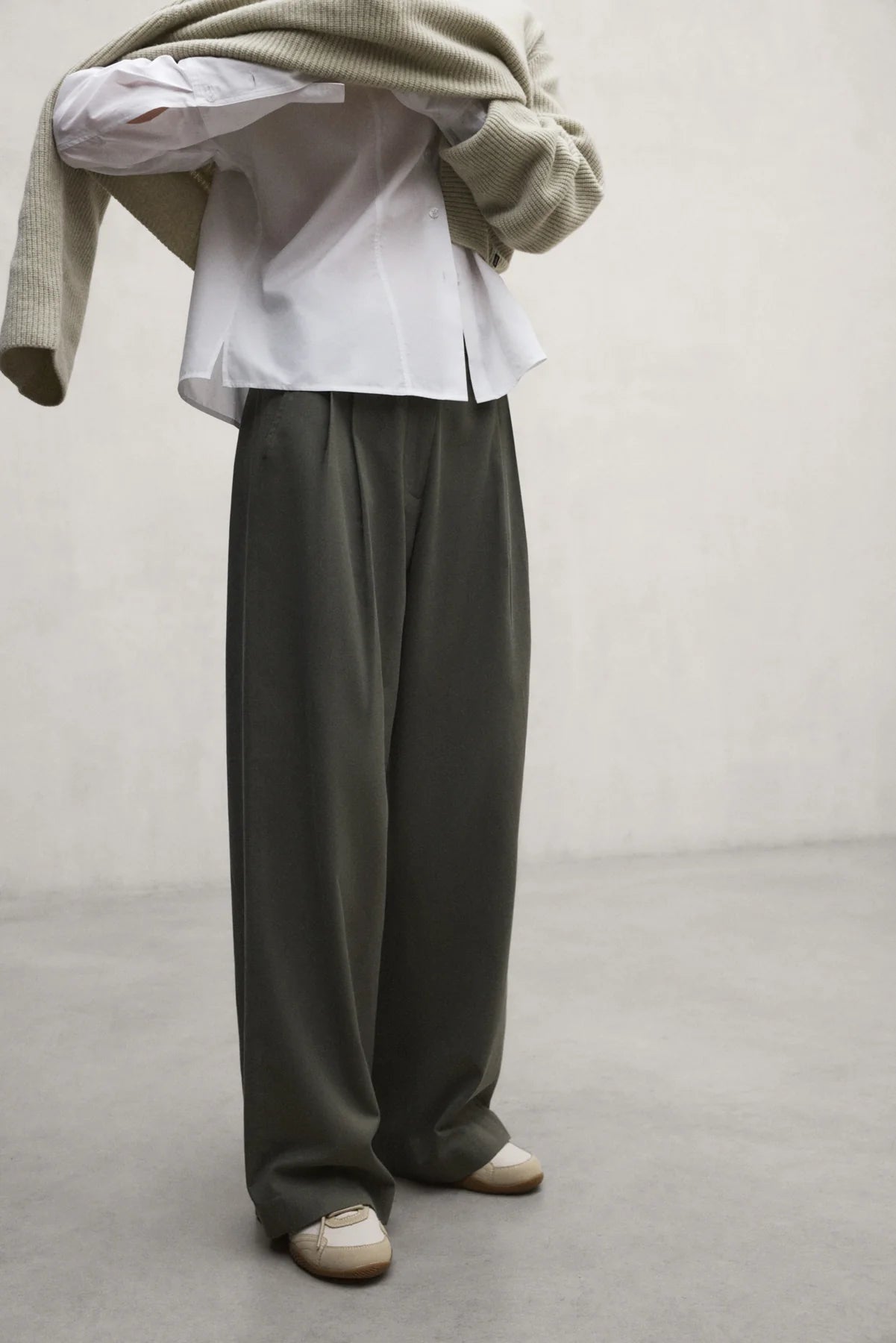 Miel Ten Cot Women's Trousers Olive | ECOALF