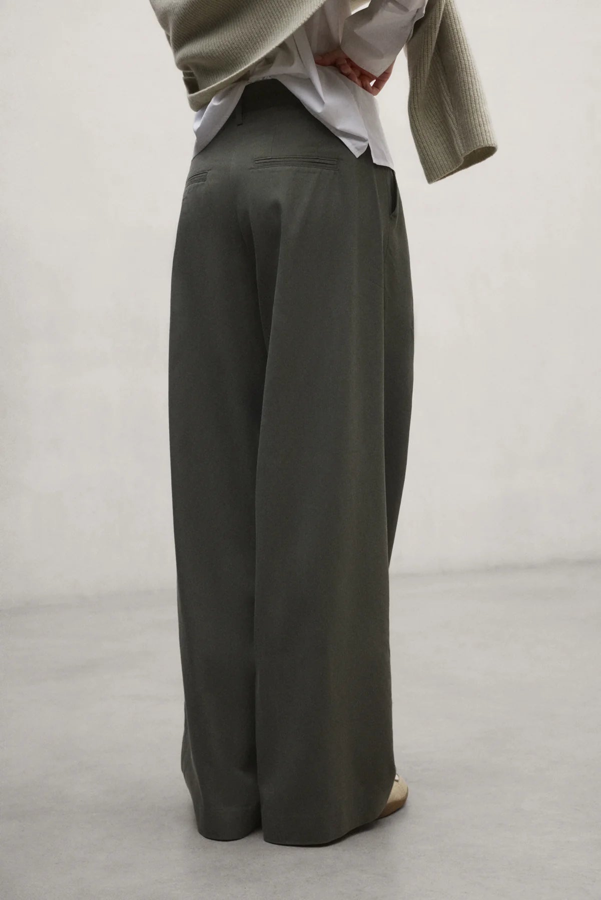 Miel Ten Cot Women's Trousers Olive | ECOALF