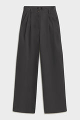 Miel Ten Cot Women's Trousers Charcoal Khaki | ECOALF