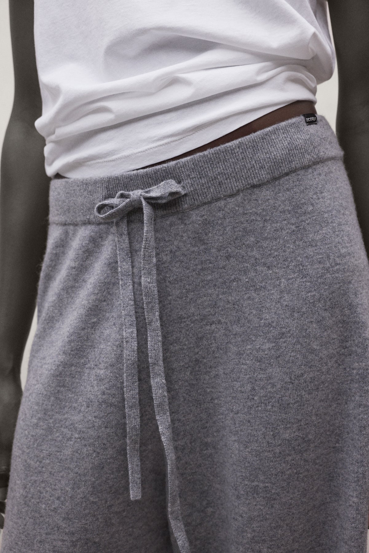 Millan Women's Trousers Medium Grey Melange | ECOALF