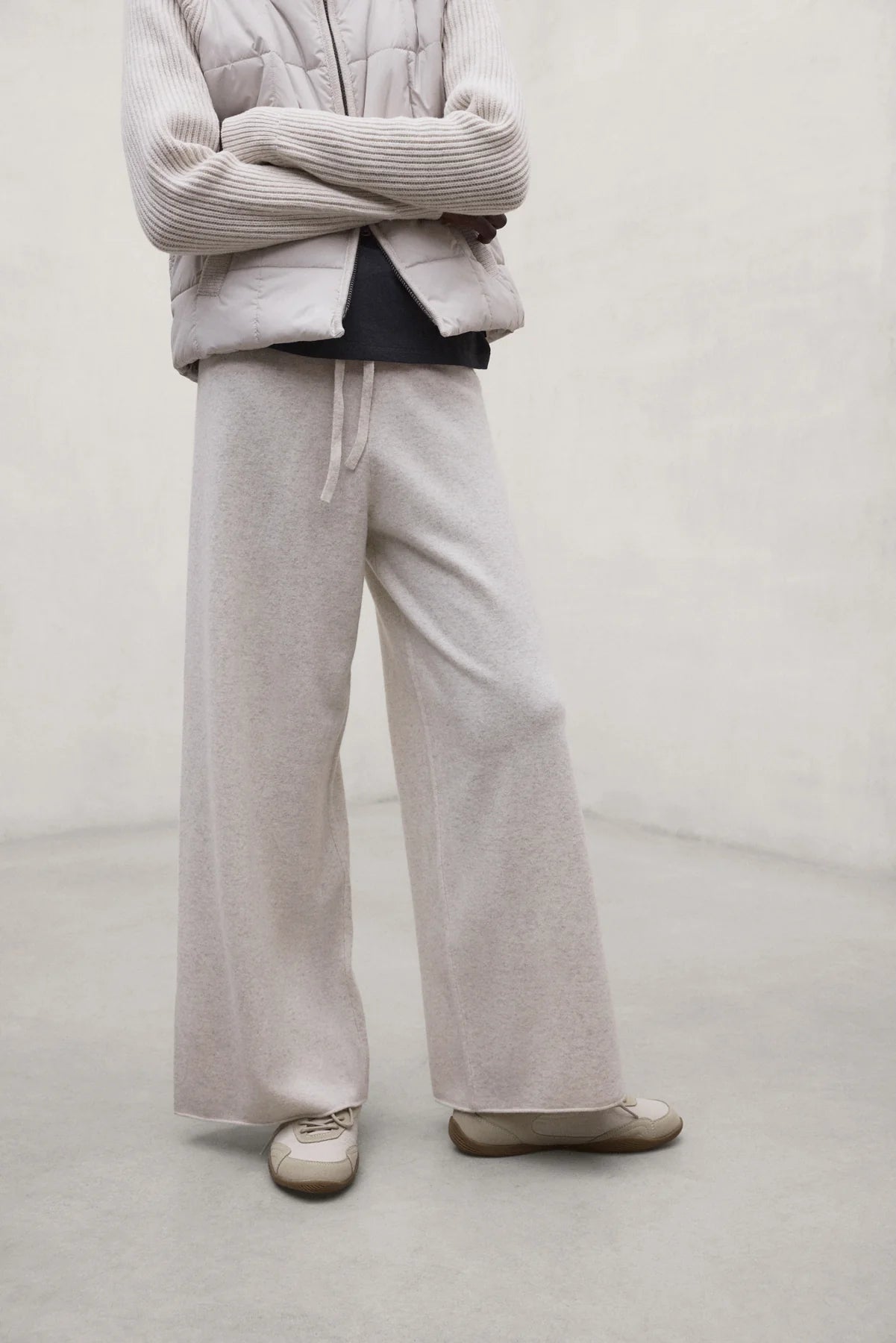 Millan Women's Trousers Bone Melange | ECOALF