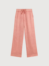 Trousers Mosa Pink in Linen | Ecoalf