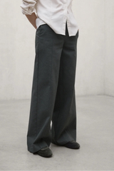 Sierra Women's Cotton Trousers Dark Khaki | ECOALF