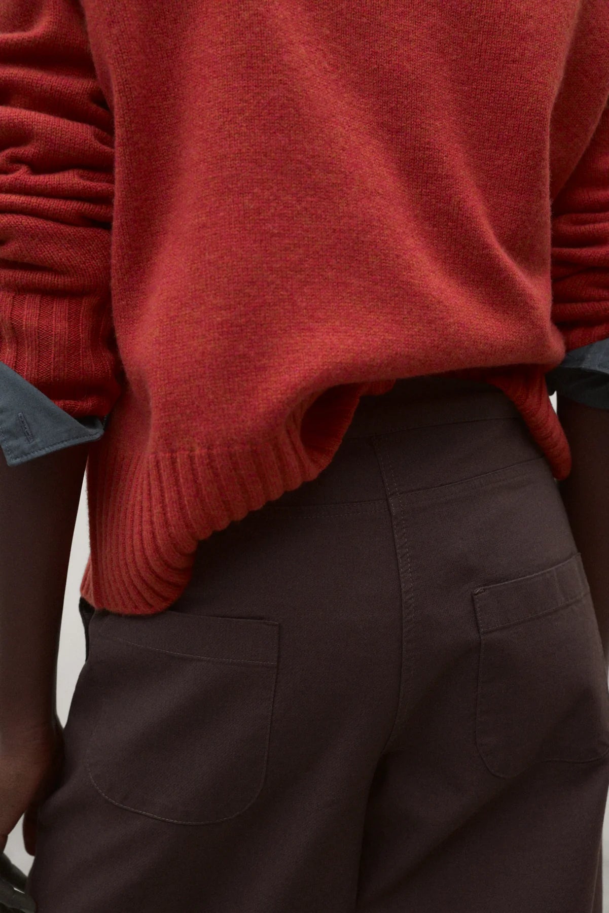 Sierra Women's Cotton Trousers Dark Chocolate | ECOALF