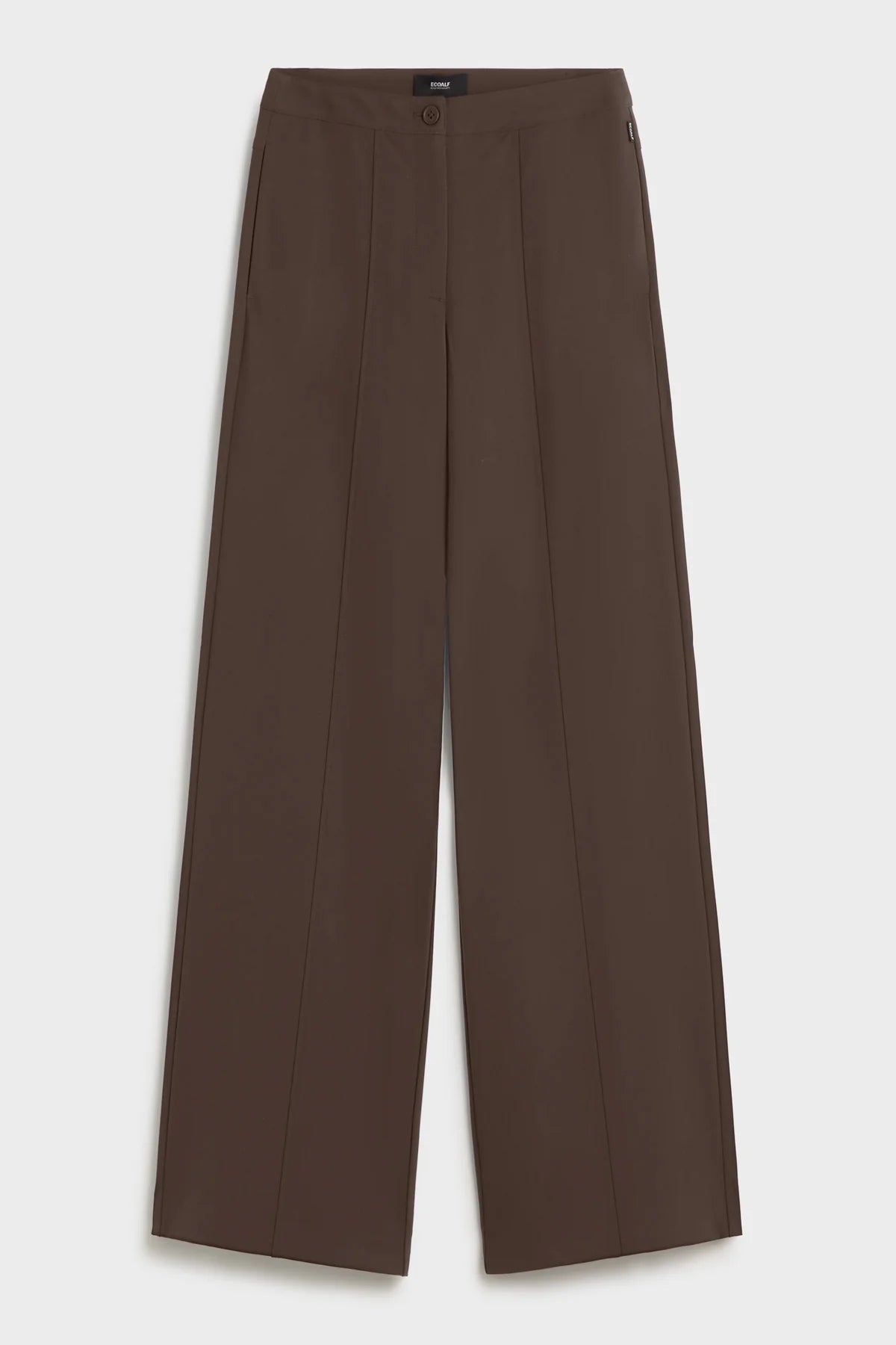 Sierra Women's Cotton Trousers Dark Chocolate | ECOALF