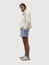 Pantaloncini Eras Stripes Donna Bianco Sporco Blu | Ecoalf