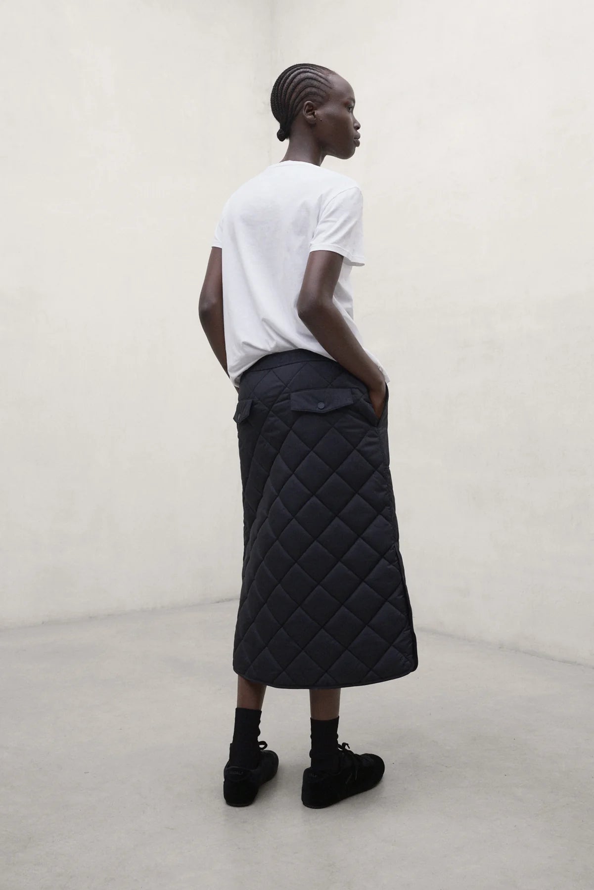 Rock Nubi Rhomb Marine Schwarz für Damen | ECOALF