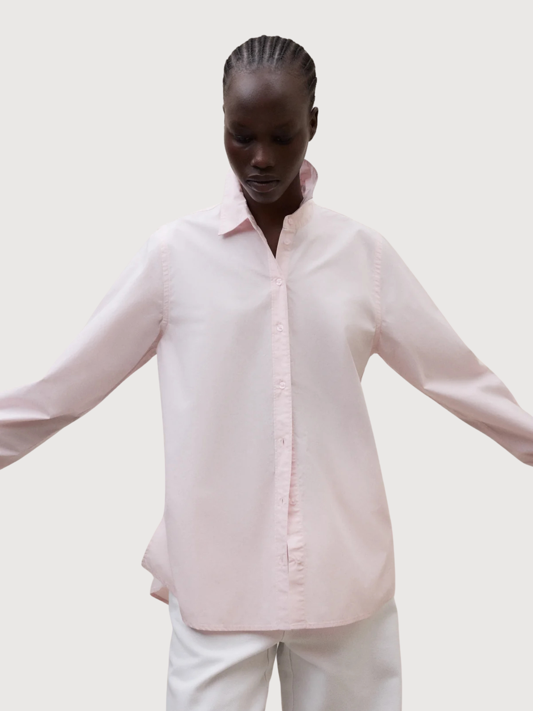 CAMICIA ALFREDA DONNA Rosa chiaro | ECOALF