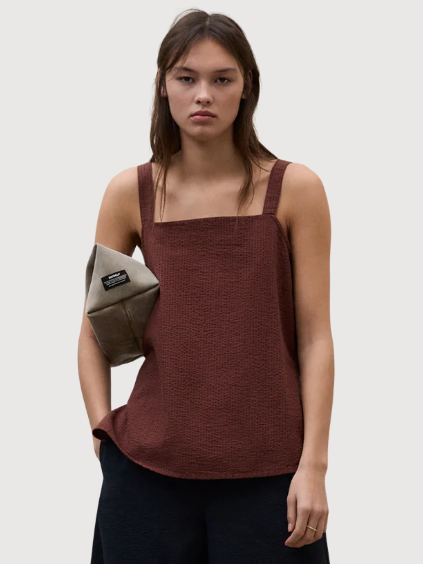 ARIA SHIRT DAMEN EBONY | Ecoalf