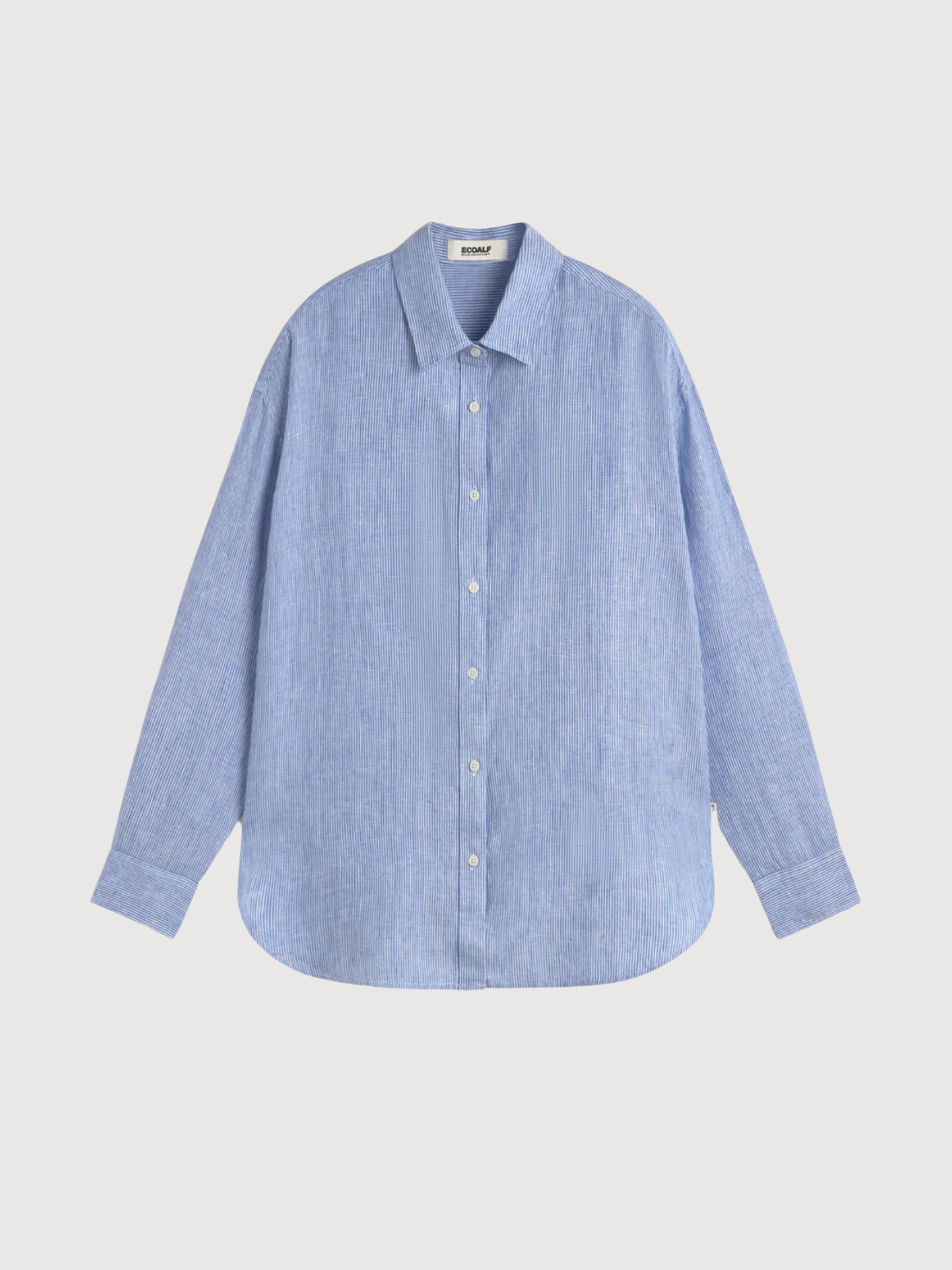 Camicia Daria Stripes Donna Bianco sporco Blu | Ecoalf