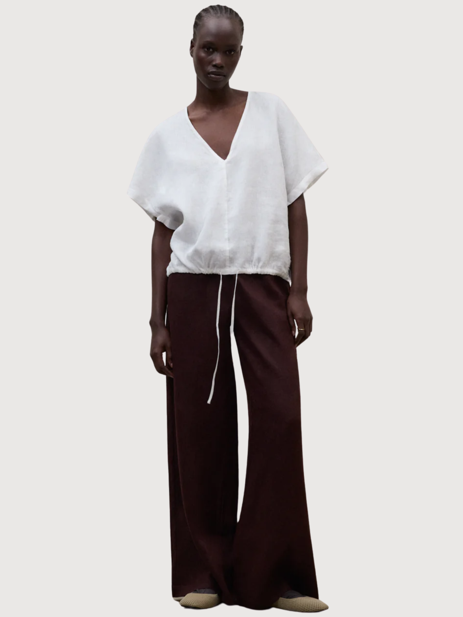 MAGLIETTA DORA DONNA BIANCA | ECOALF