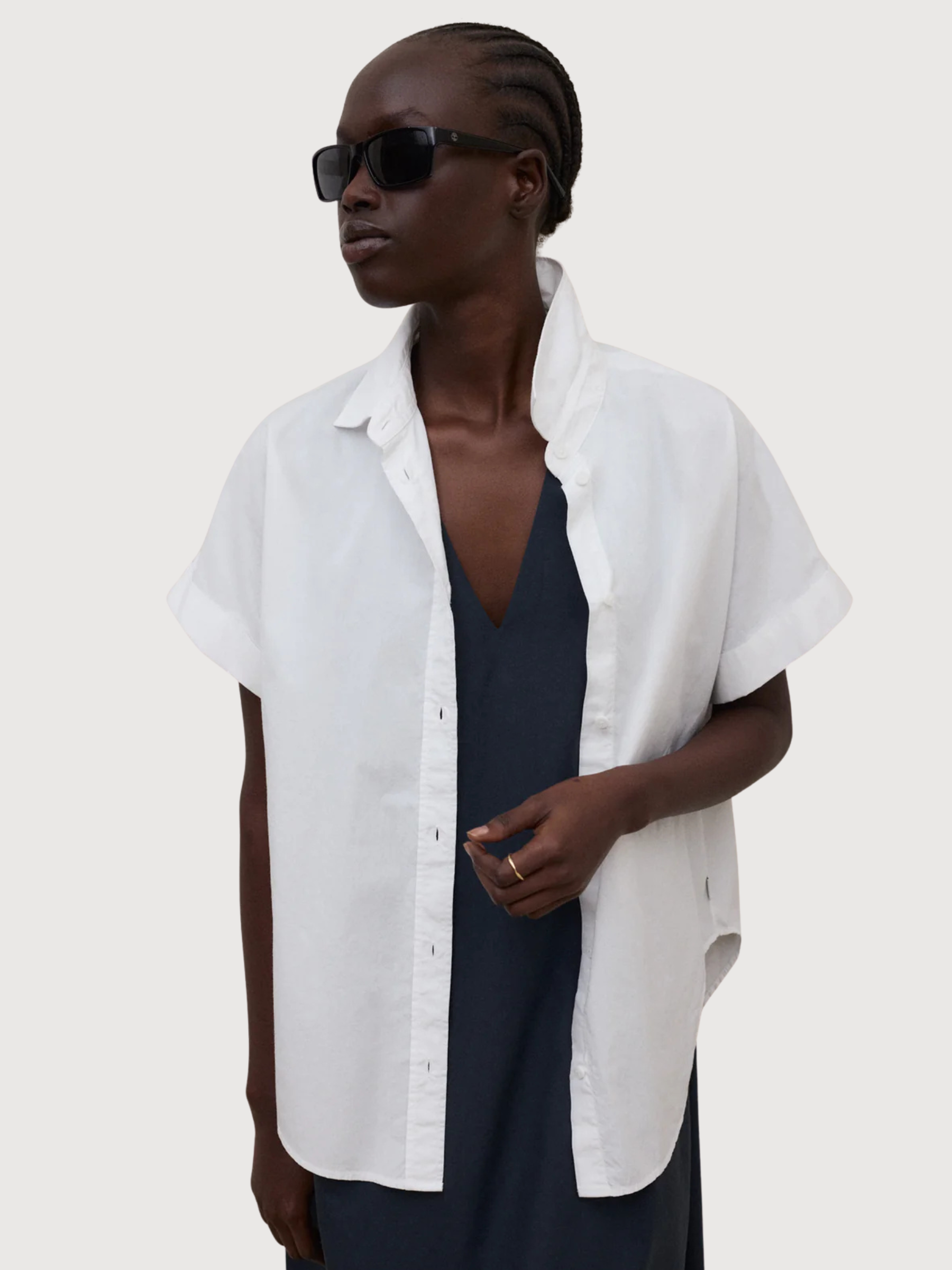 Camicia Isabel da donna bianca | Ecoalf