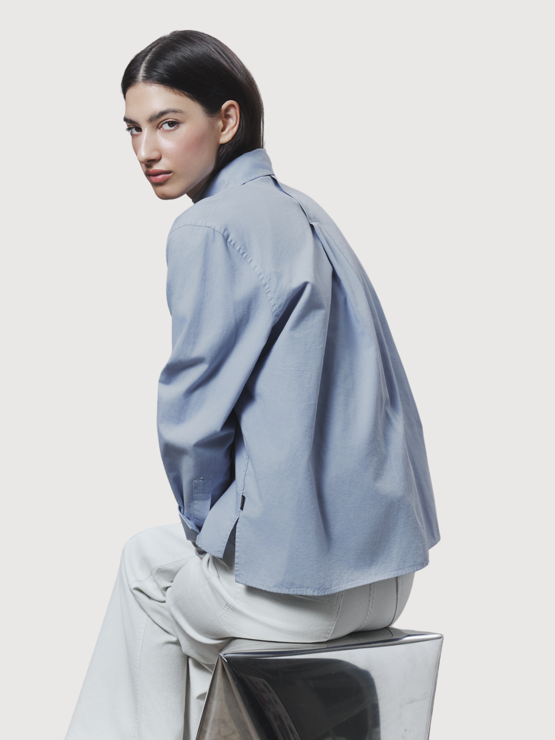 Camicia Sara Light – Blu | ECOALF