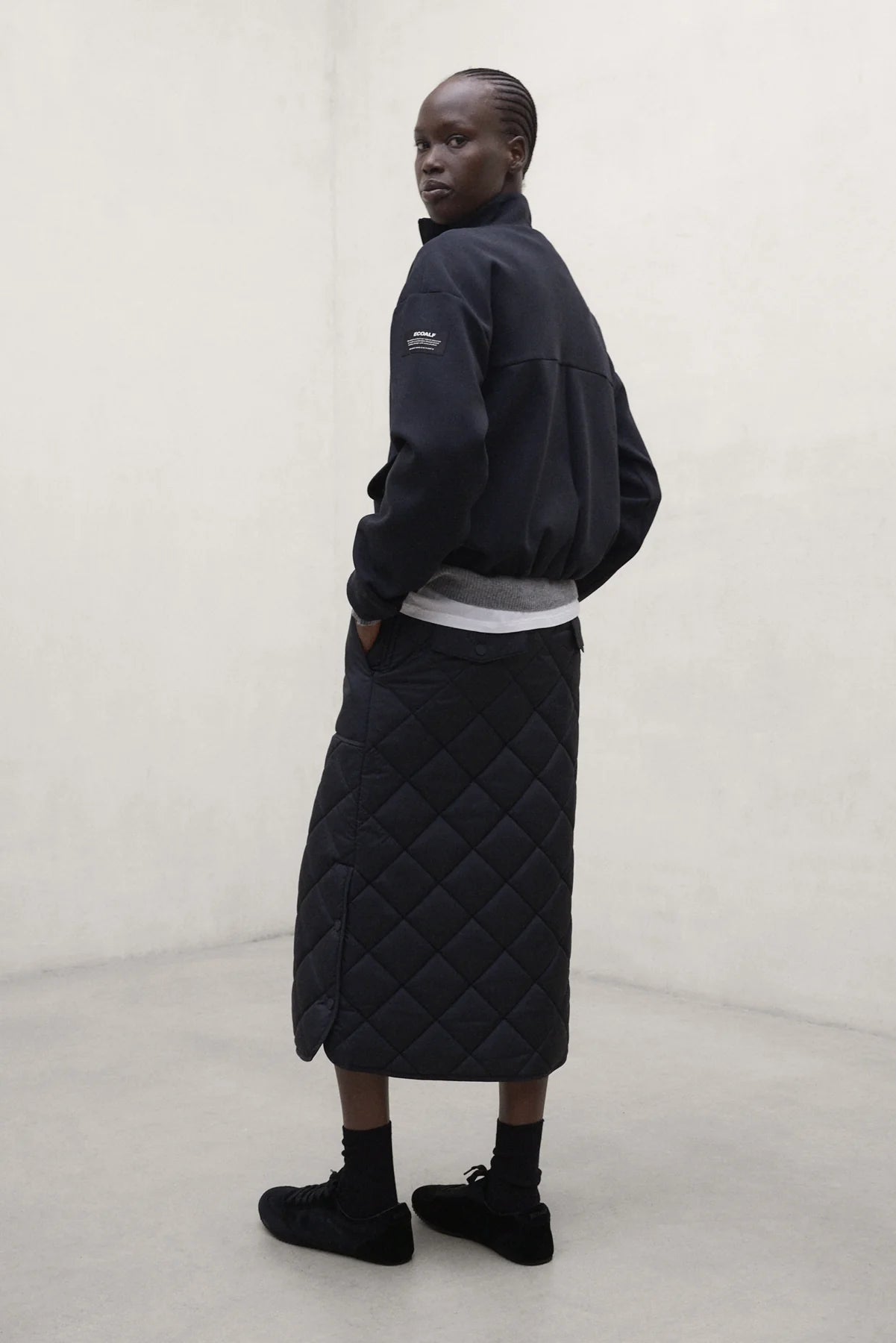 Sweatshirt Austin Navy Black for Women | ECOALF