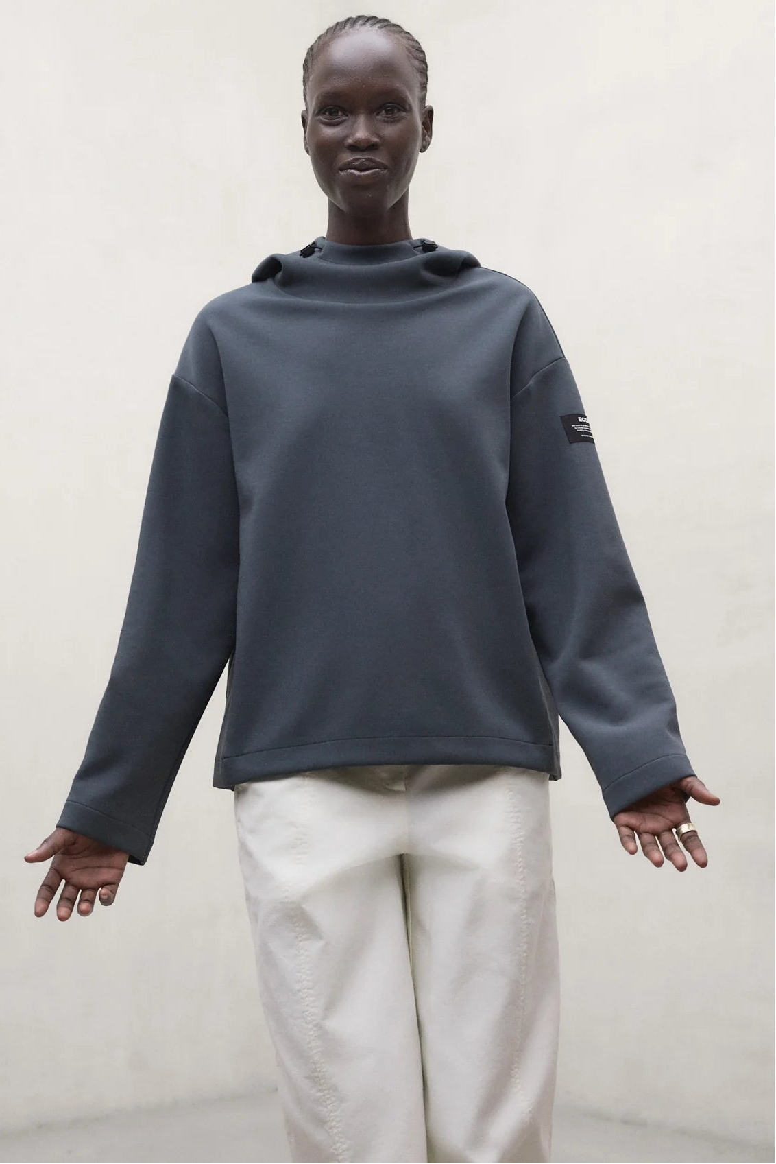 Cancun Women's Sweatshirt Dark Khaki | ECOALF
