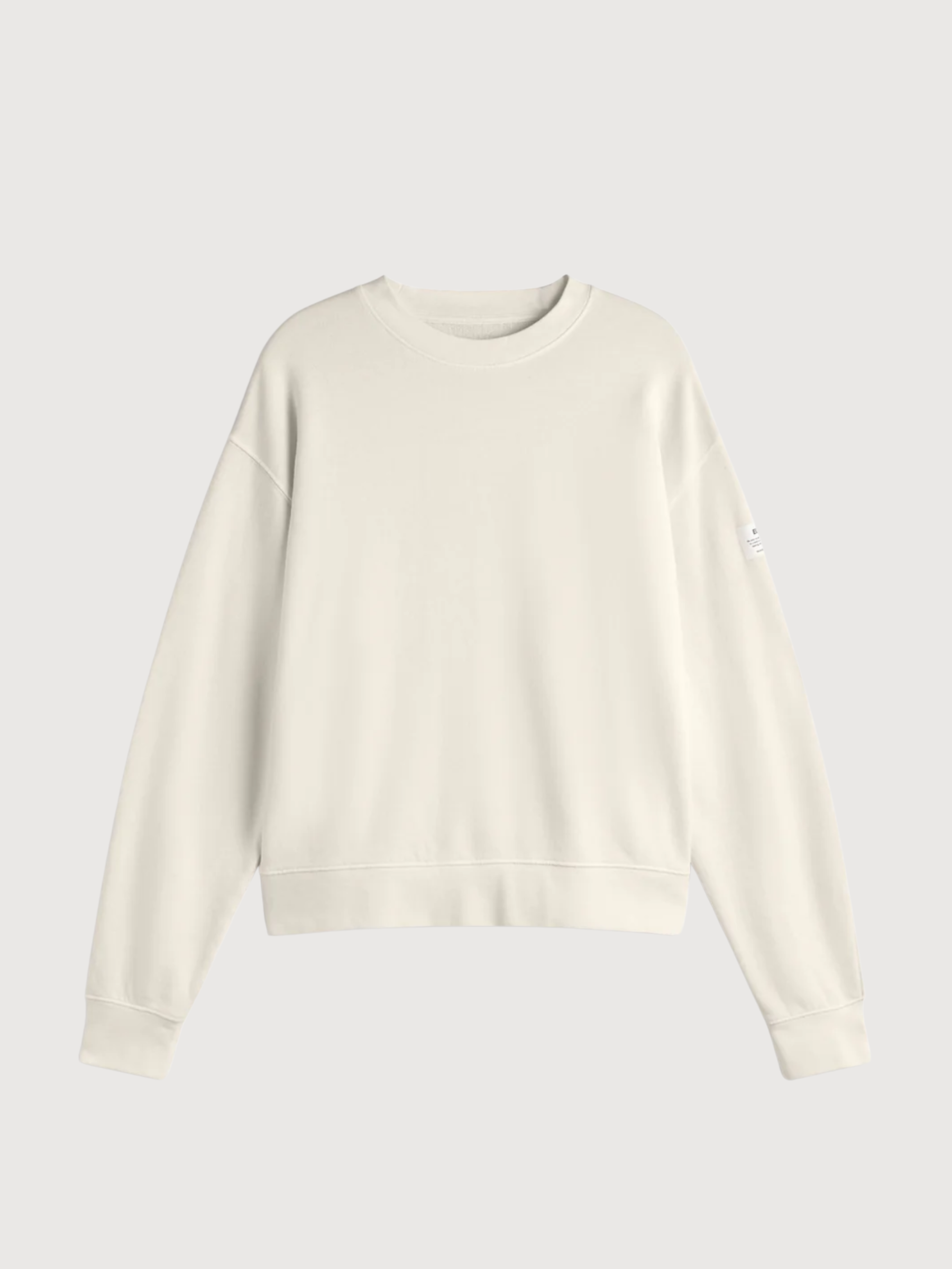 Felpa Godoy Donna Ecrù Cotone | Ecoalf