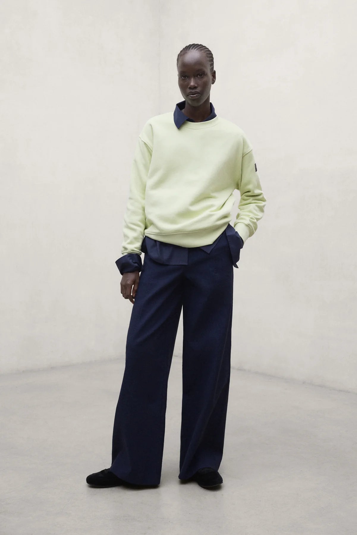 Godoy Women's Sweatshirt Soft Lime | ECOALF