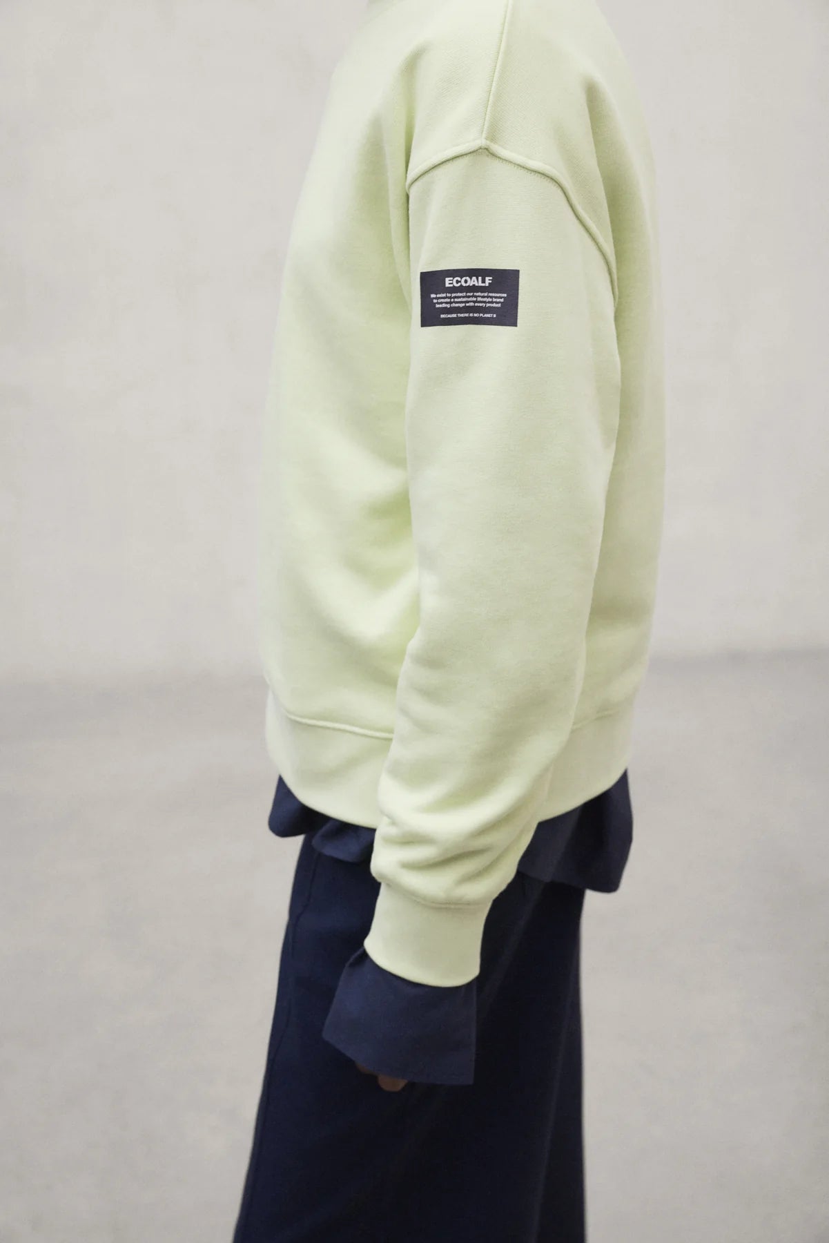 Godoy Women's Sweatshirt Soft Lime | ECOALF