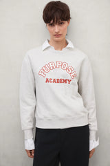 Purpose Women's Sweatshirt Oat Melange | ECOALF