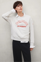 Purpose Women's Sweatshirt Oat Melange | ECOALF