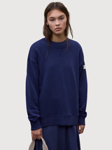 STORM FELPA DONNA Blu Indaco | ECOALF