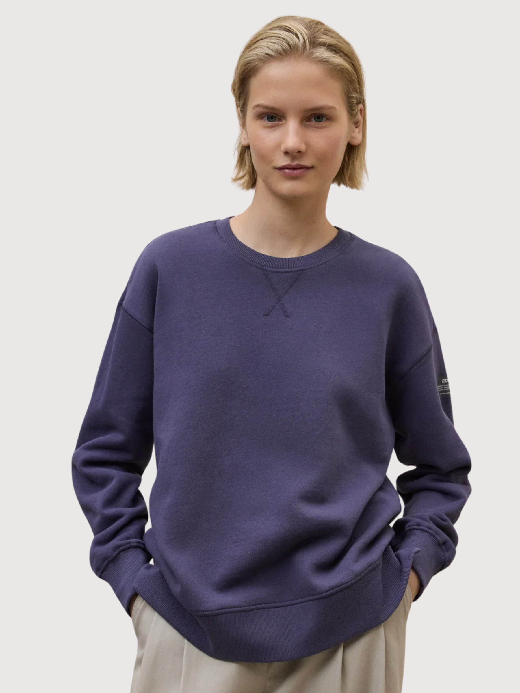 Sweater Storm Purple Organic Cotton | ECOALF