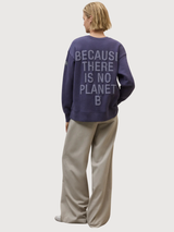Sweater Storm Purple Organic Cotton | ECOALF