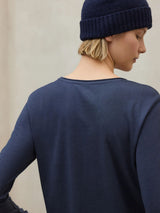 Langarmshirt Cale Dunkelblau | Ecoalf