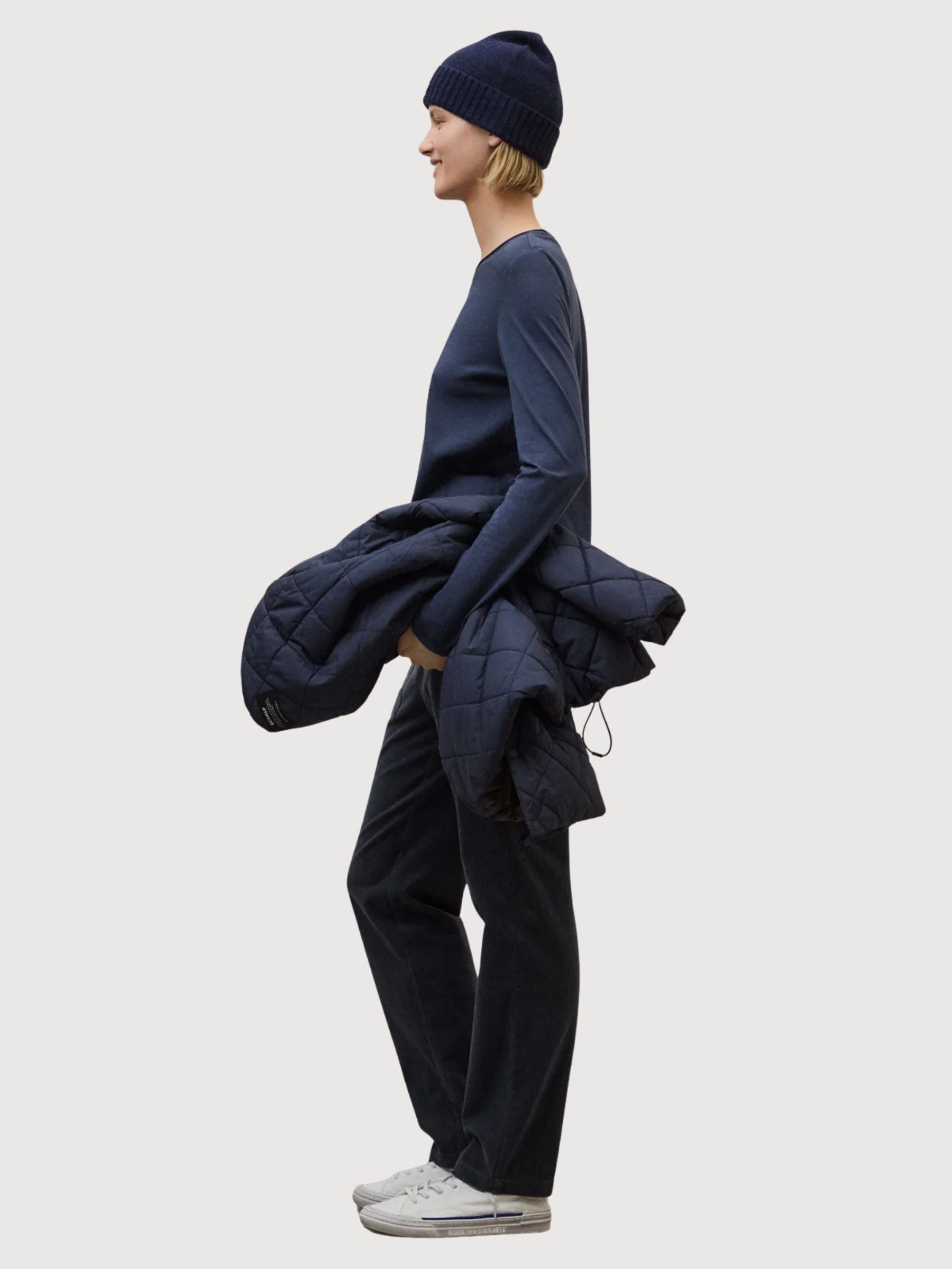 Langarmshirt Cale Dunkelblau | Ecoalf